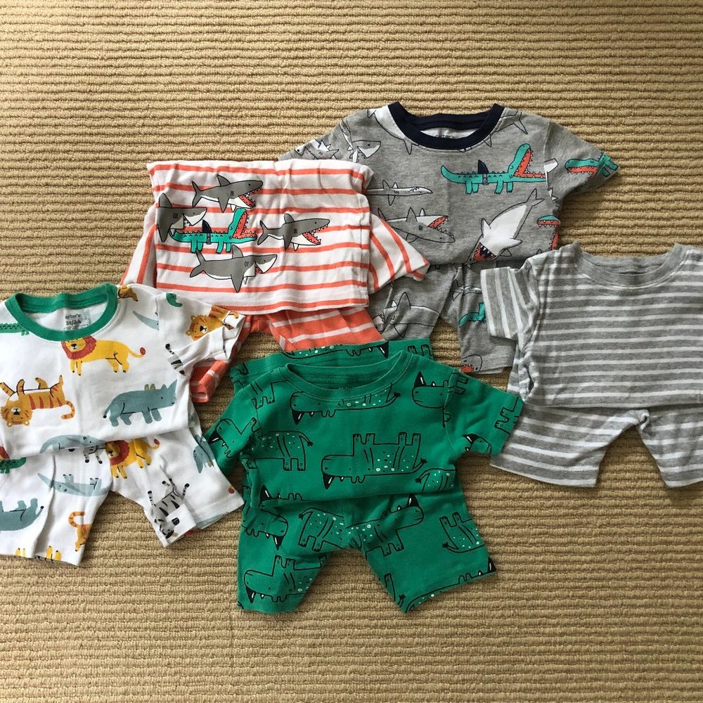 Lot of 3T short sleeve pajama sets